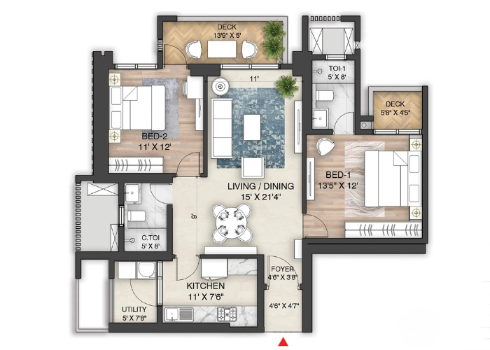 2BHK