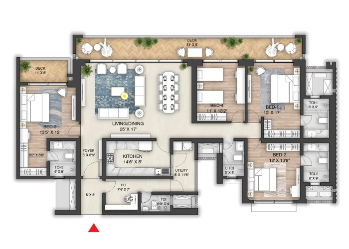 4BHK
